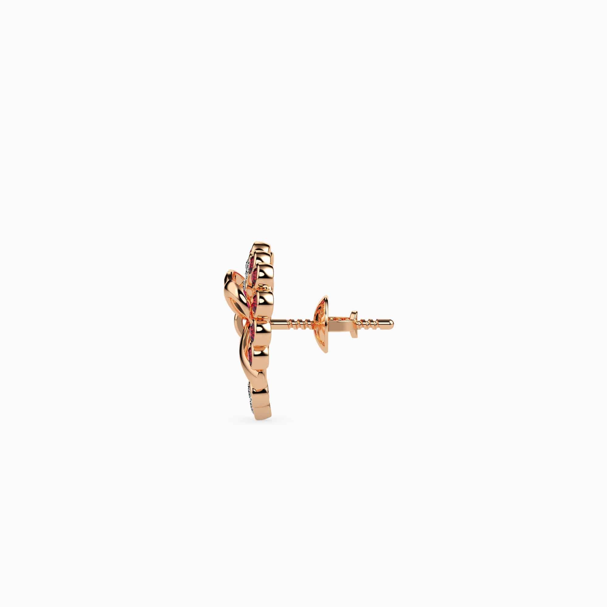 Heart shape earrings design Analyze Lab Grown Diamond Earrings Fiona Diamonds