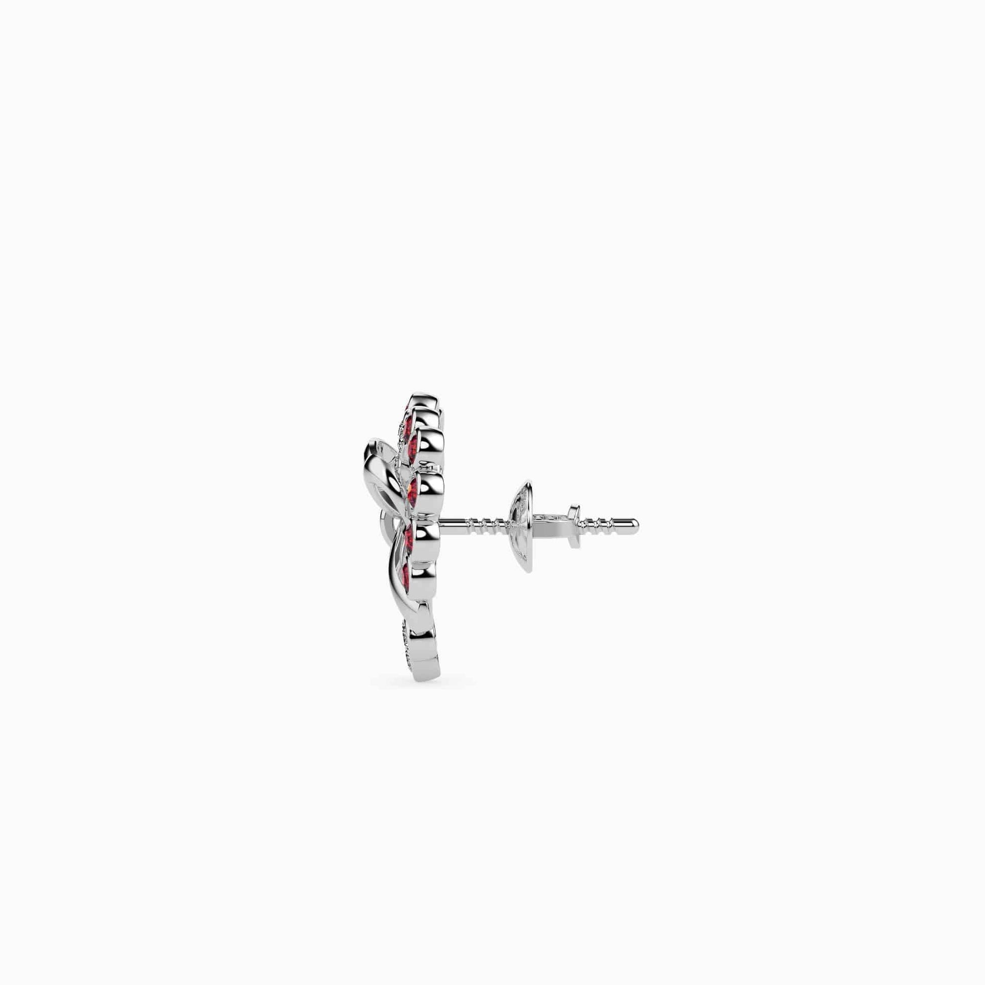 Heart shape earrings design Analyze Lab Grown Diamond Earrings Fiona Diamonds