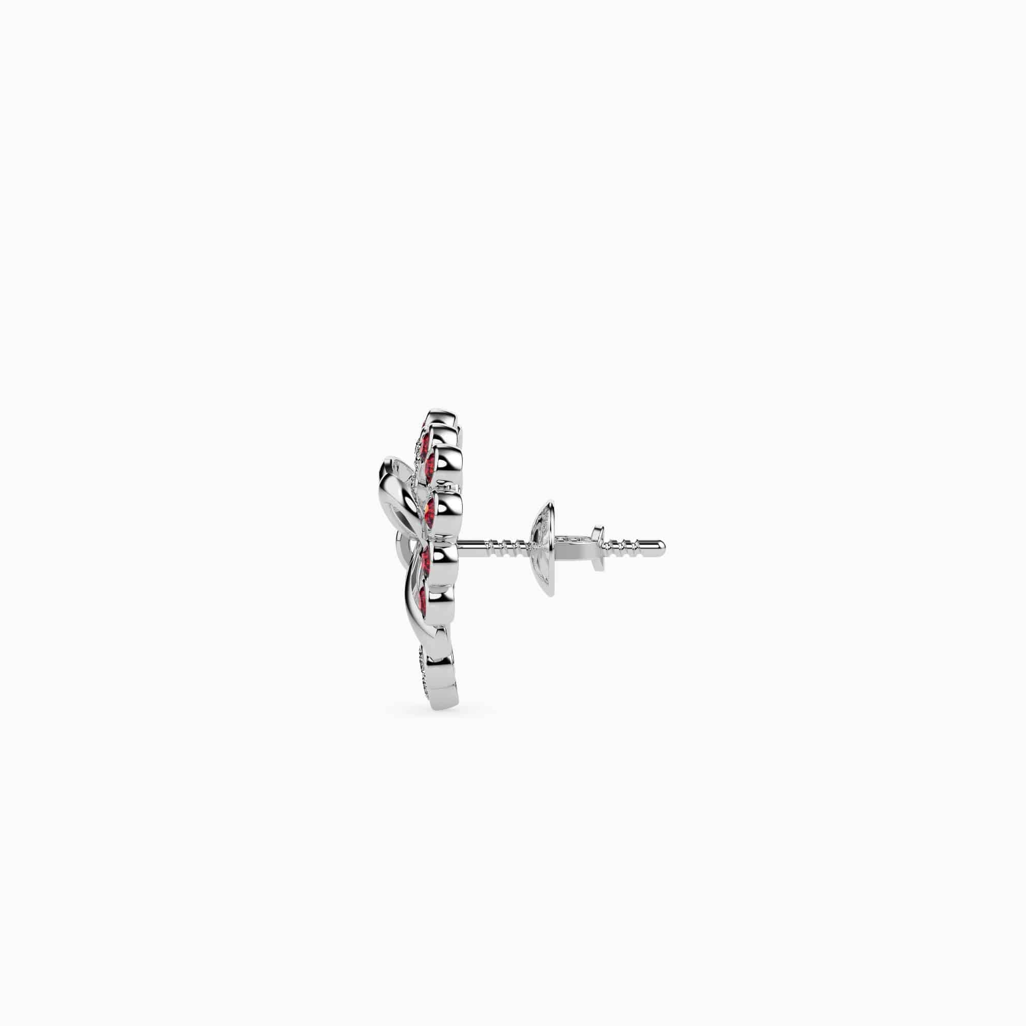 Heart shape earrings design Analyze Lab Grown Diamond Earrings Fiona Diamonds