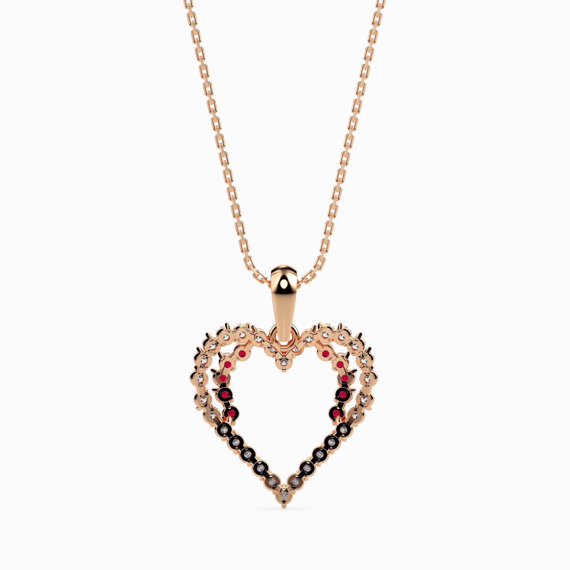 Glimpse modern lab grown diamond pendant design Fiona Diamonds