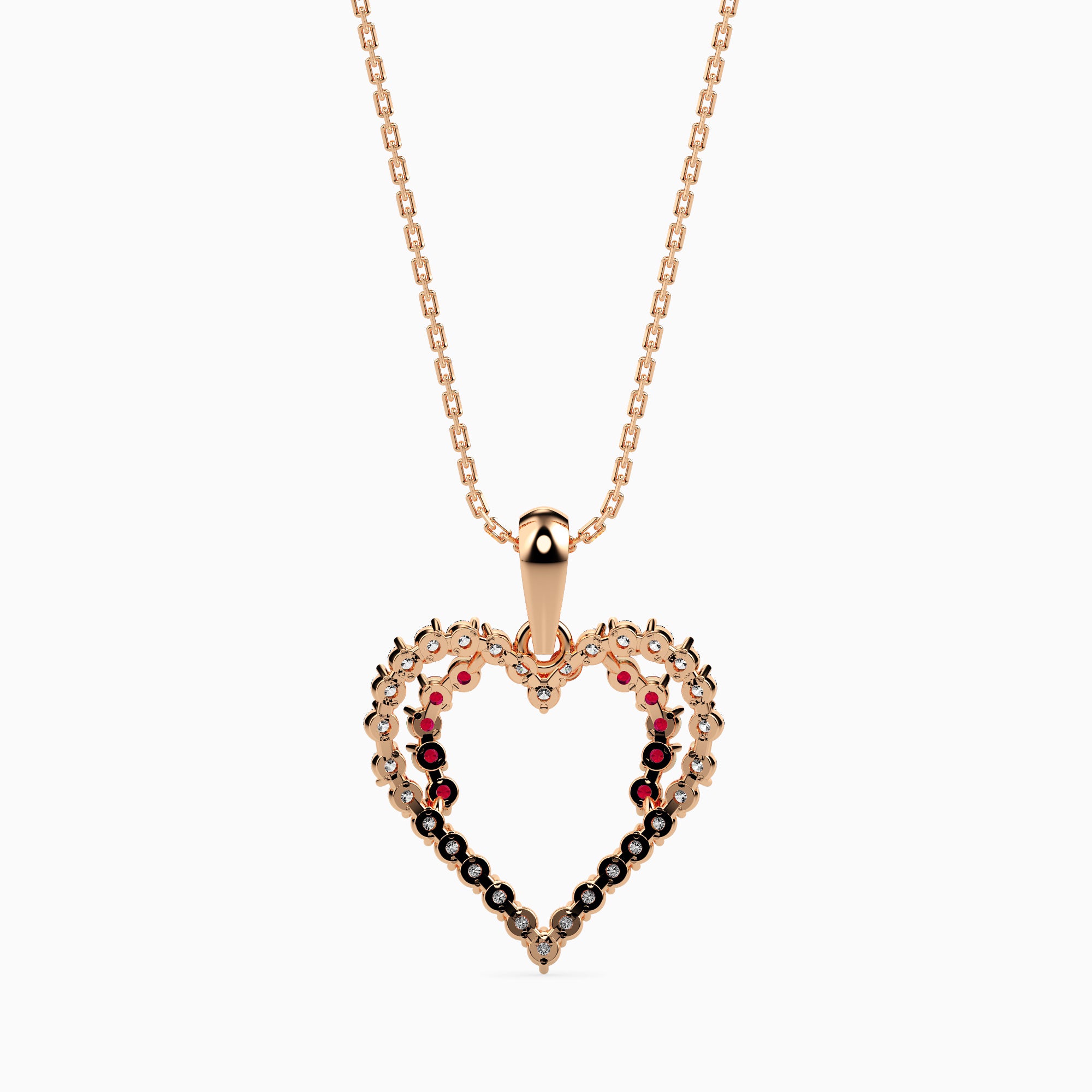 Glimpse modern lab grown diamond pendant design Fiona Diamonds