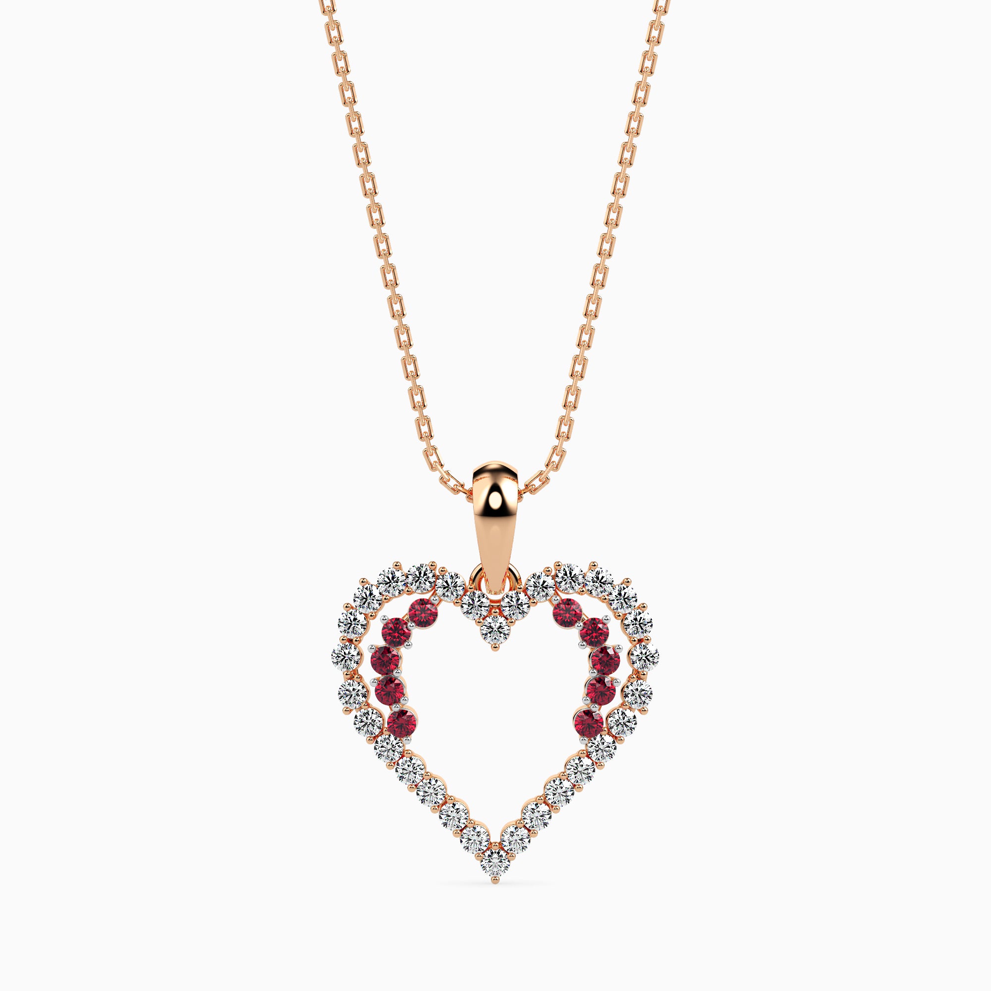 Glimpse modern lab grown diamond pendant design Fiona Diamonds