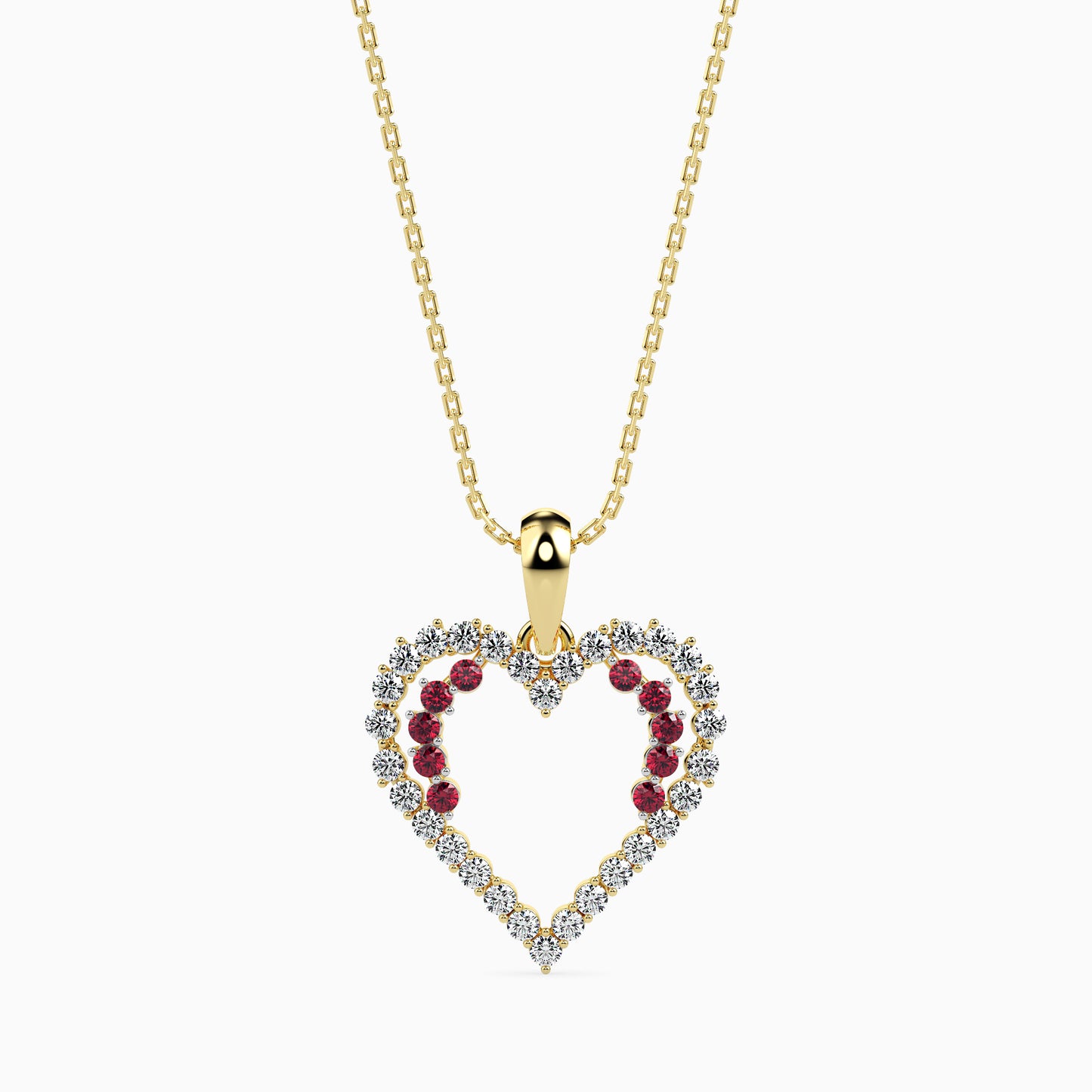 Glimpse modern lab grown diamond pendant design Fiona Diamonds