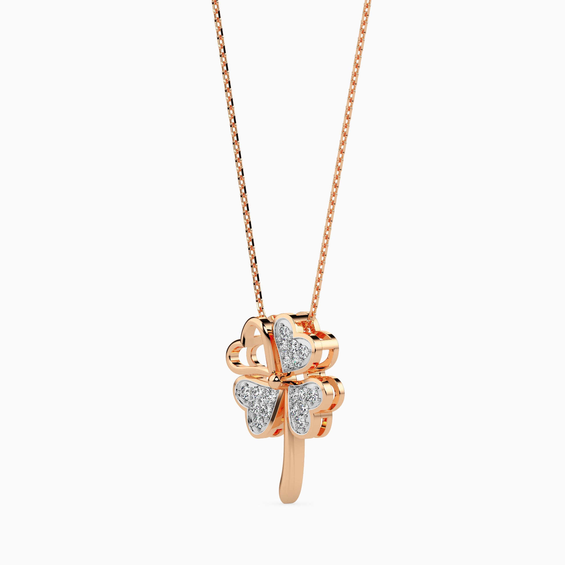 Comfort modern lab grown diamond pendant design Fiona Diamonds