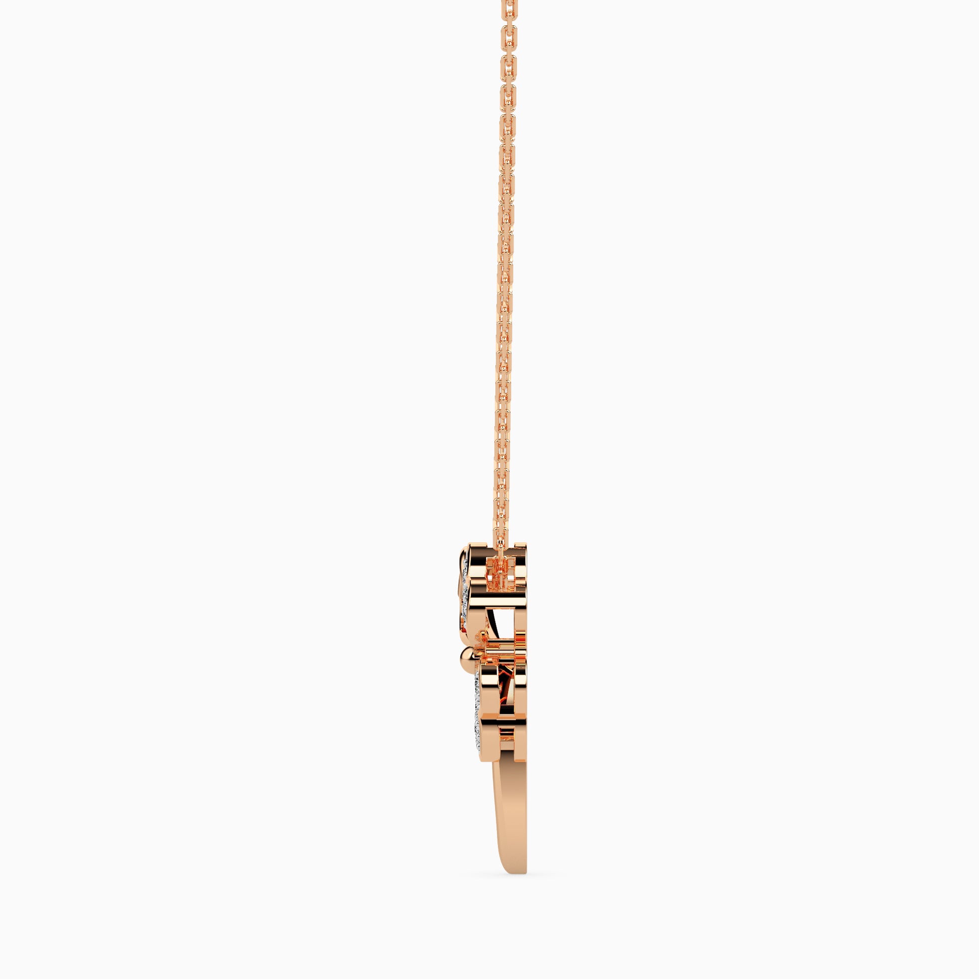 Comfort modern lab grown diamond pendant design Fiona Diamonds
