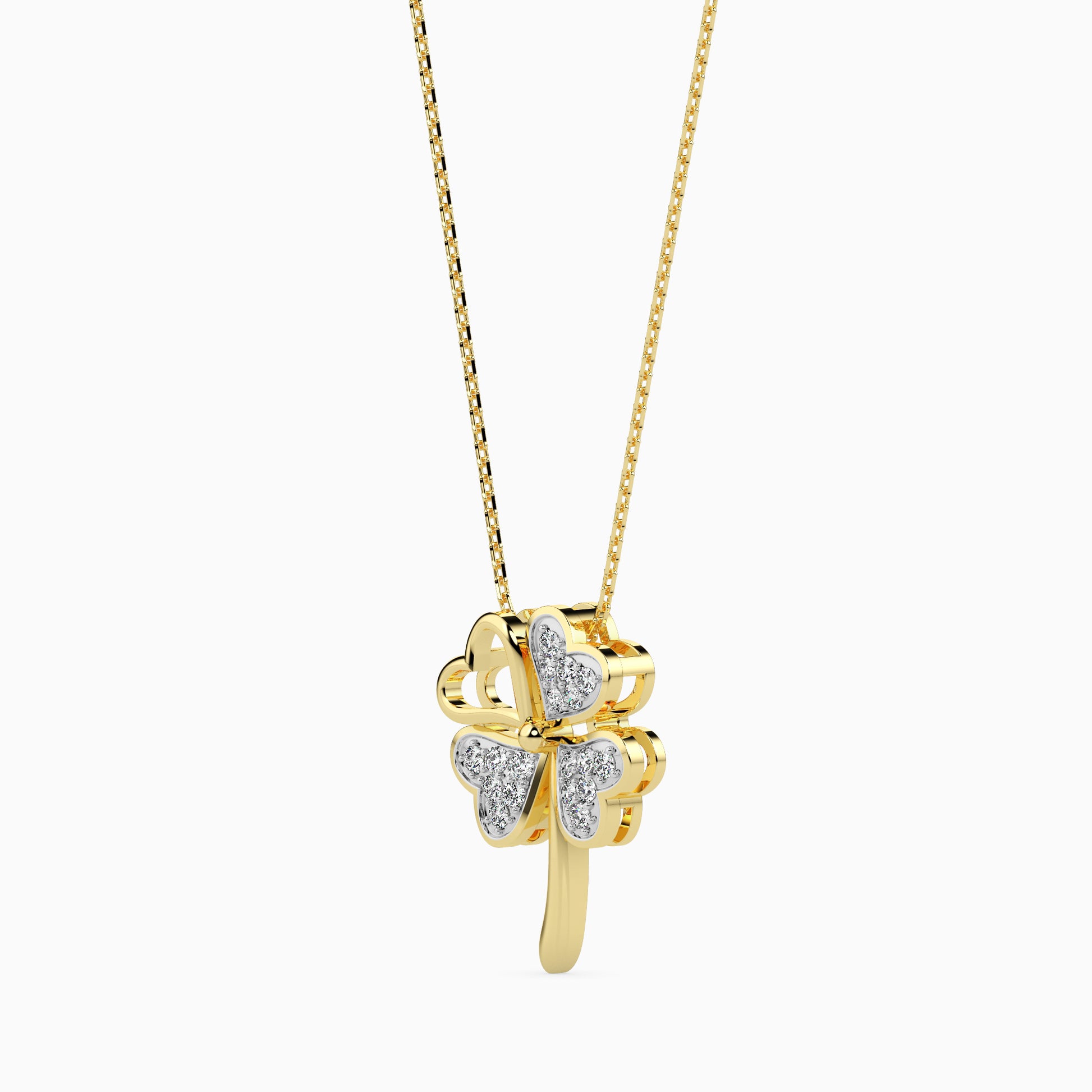 Comfort modern lab grown diamond pendant design Fiona Diamonds