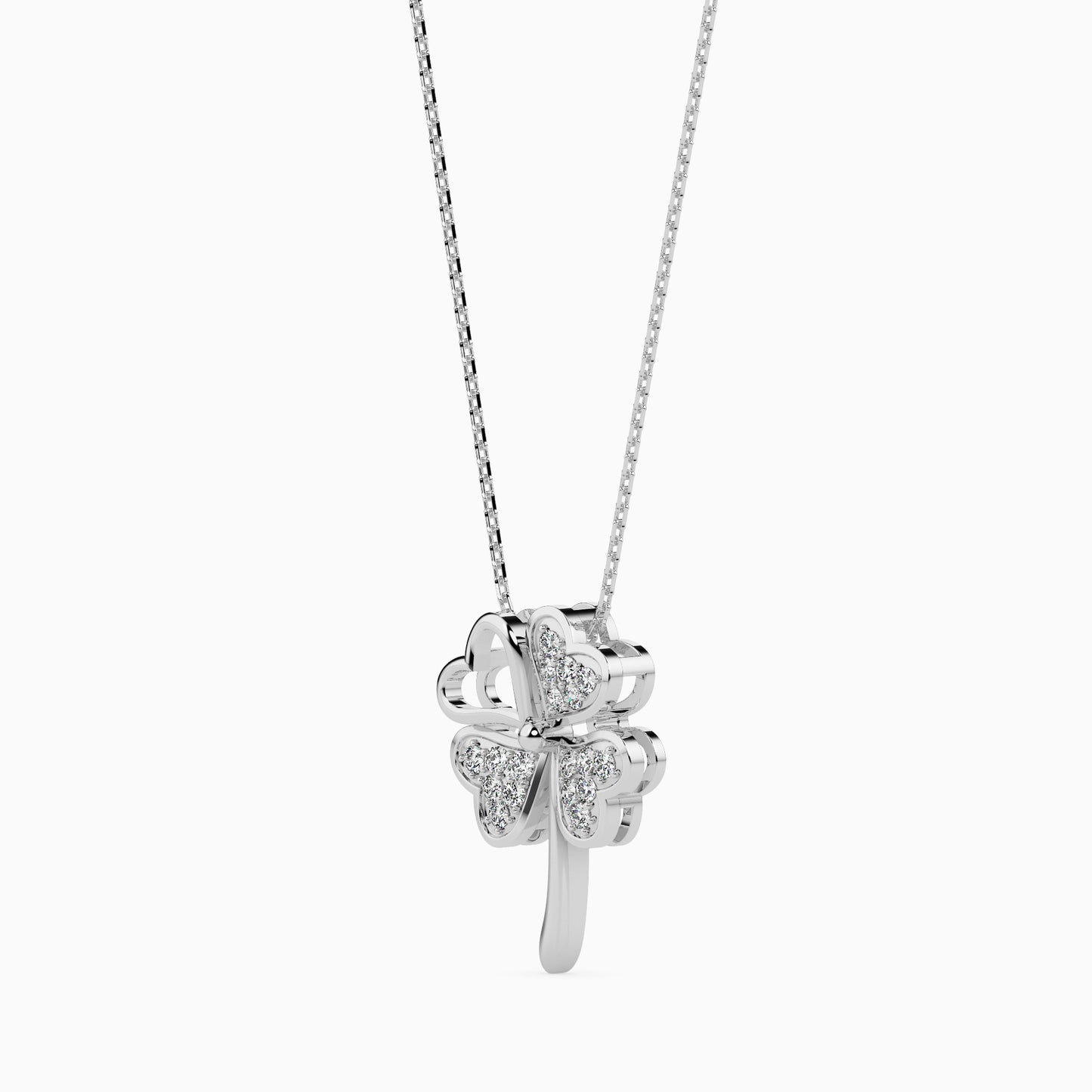 Comfort modern lab grown diamond pendant design Fiona Diamonds