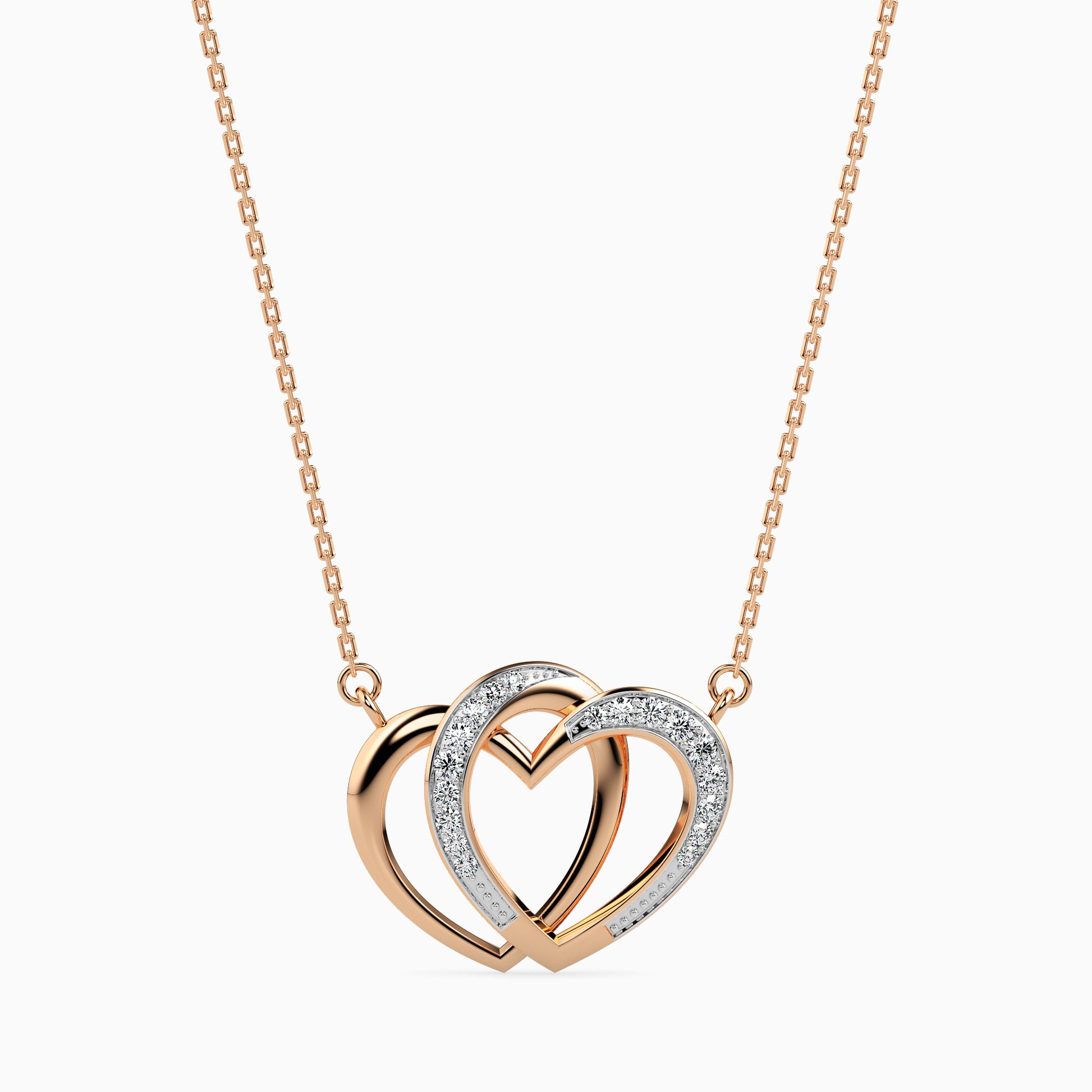 Strink Round unique lab grown diamond pendant design Fiona Diamonds