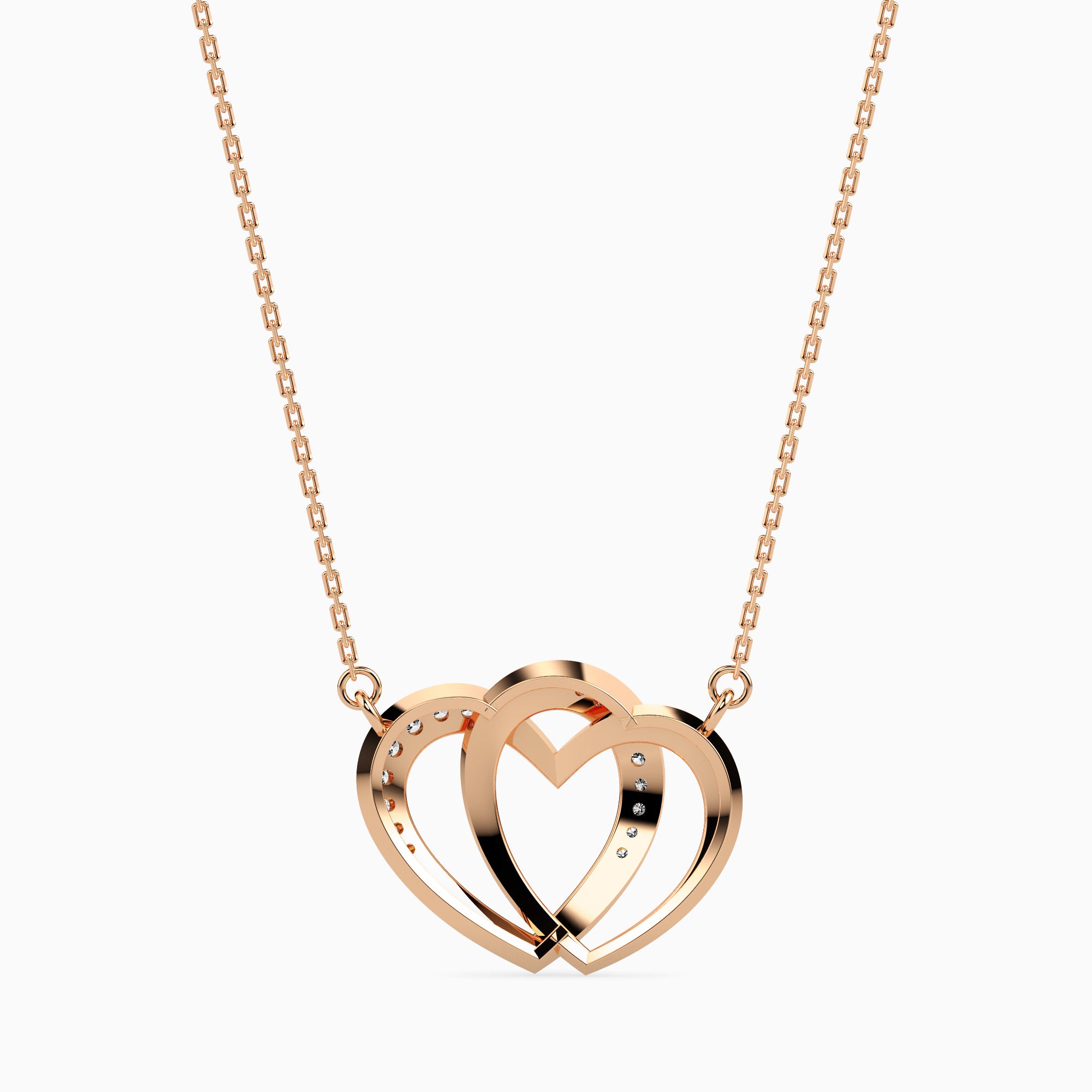 Strink Round unique lab grown diamond pendant design Fiona Diamonds