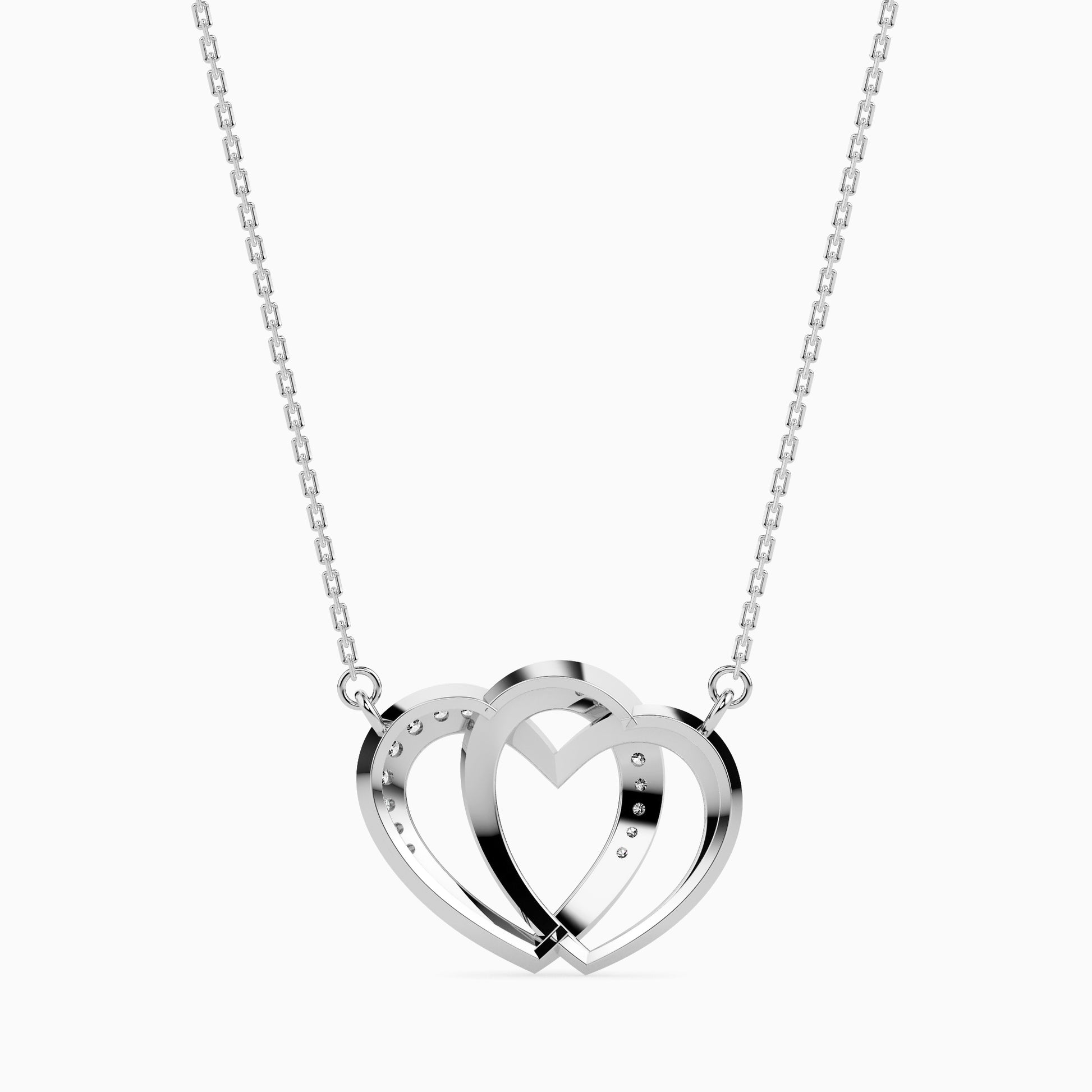 Strink Round unique lab grown diamond pendant design Fiona Diamonds