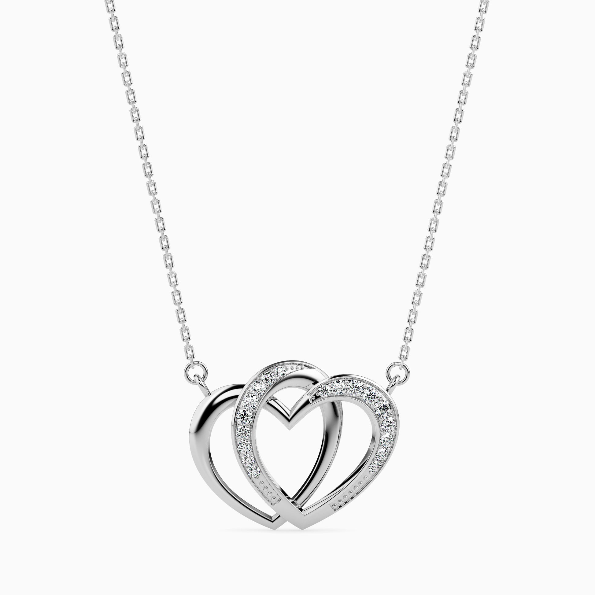 Strink Round unique lab grown diamond pendant design Fiona Diamonds