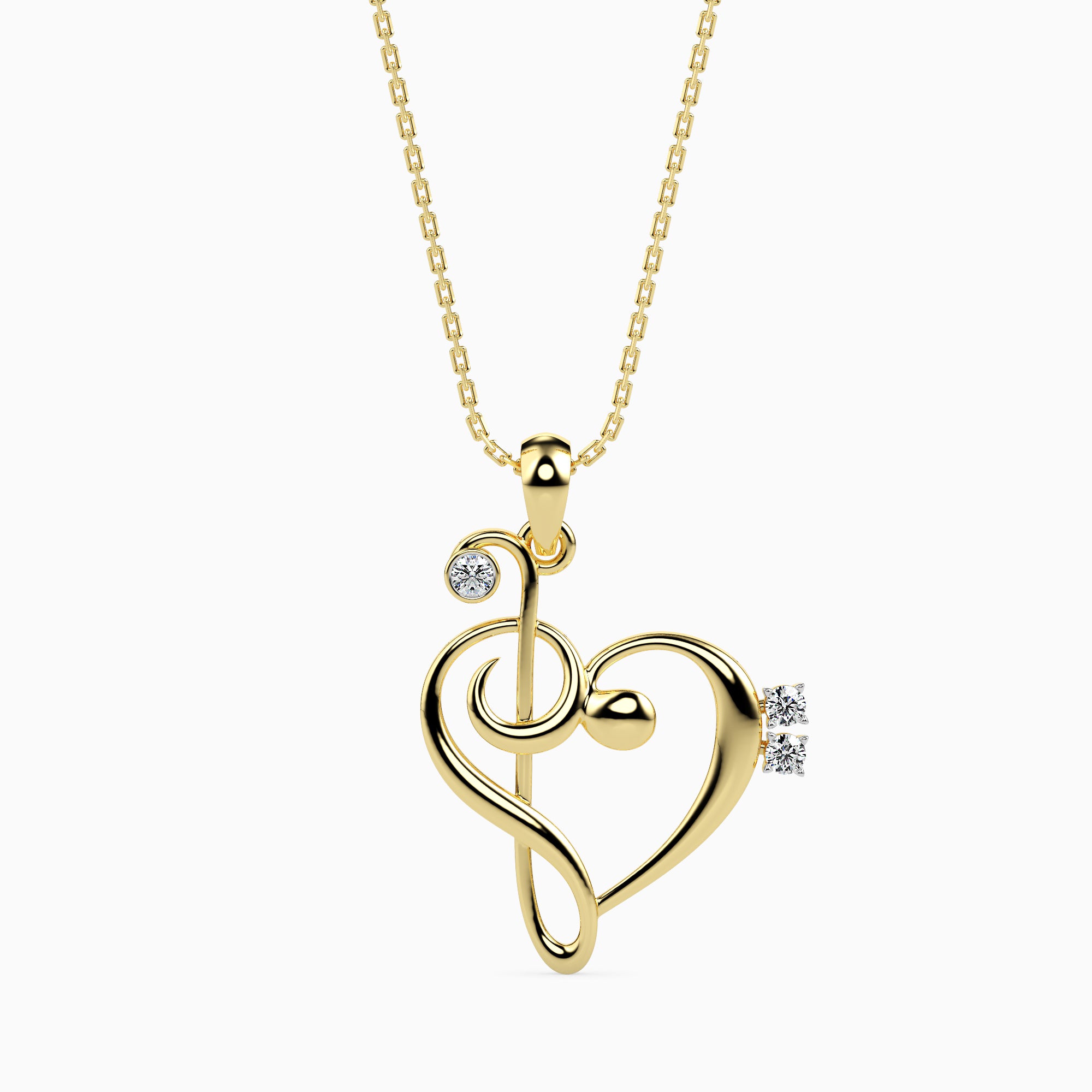 Rhythm Round unique lab grown diamond pendant design Fiona Diamonds