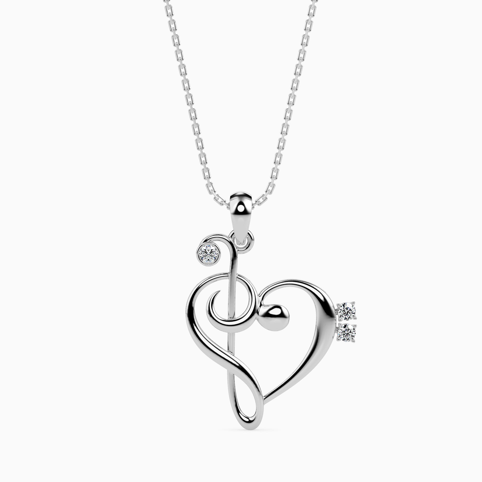 Rhythm Round unique lab grown diamond pendant design Fiona Diamonds