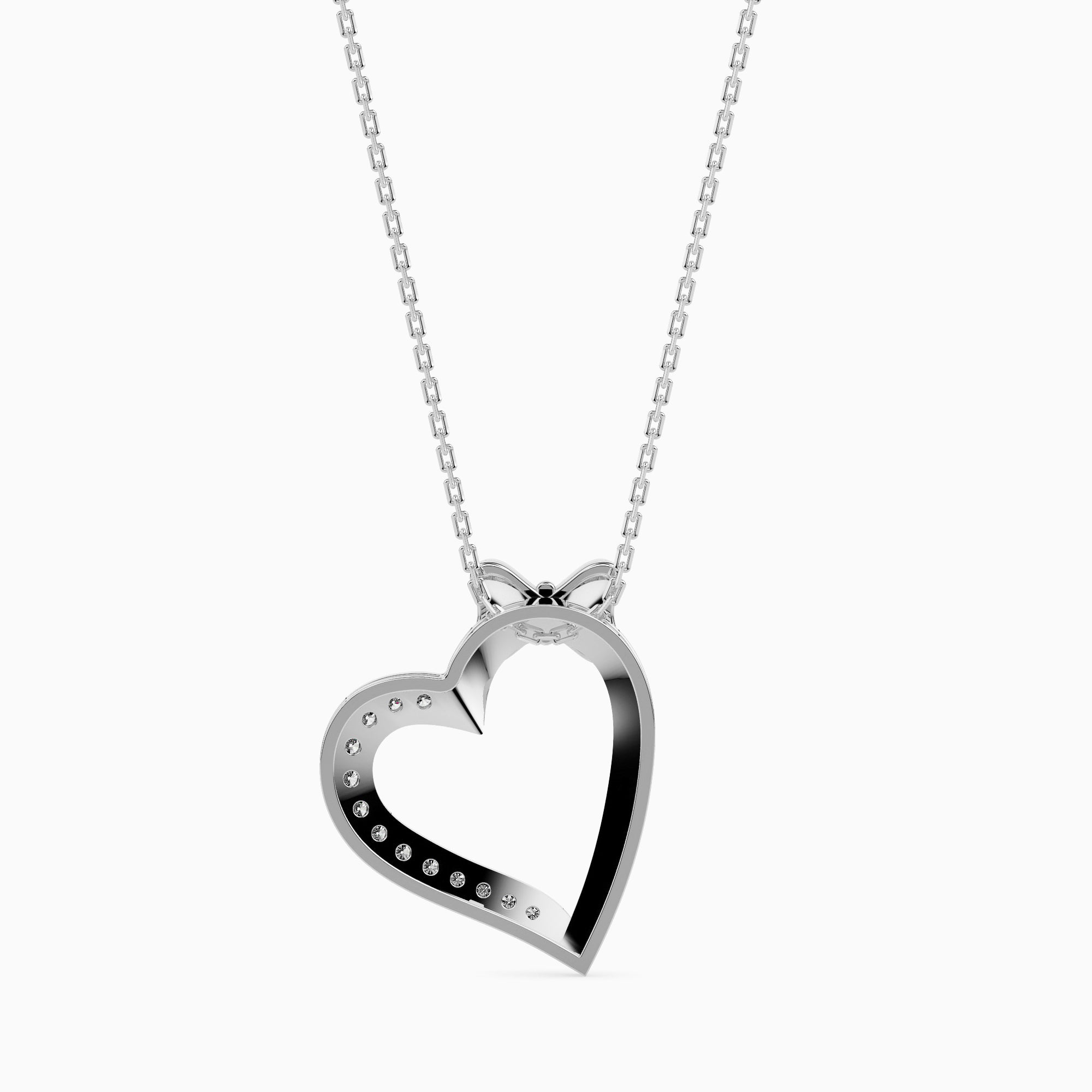 Gratify Round unique lab grown diamond pendant design Fiona Diamonds