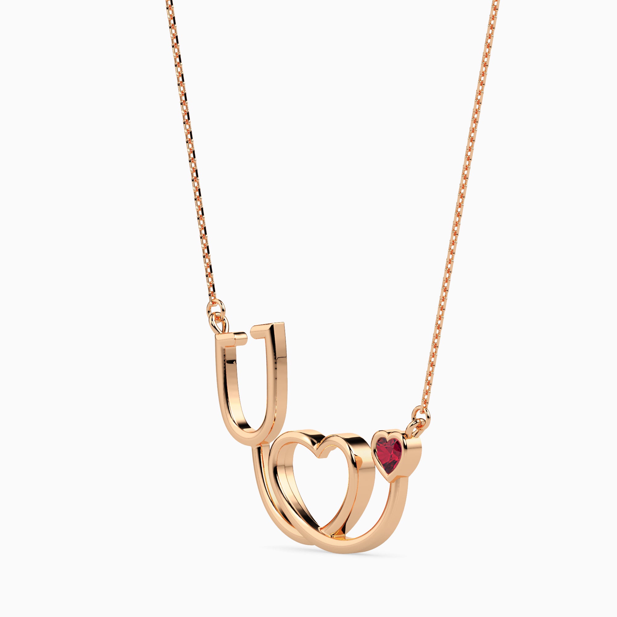 Struck Heart unique lab grown diamond pendant design Fiona Diamonds