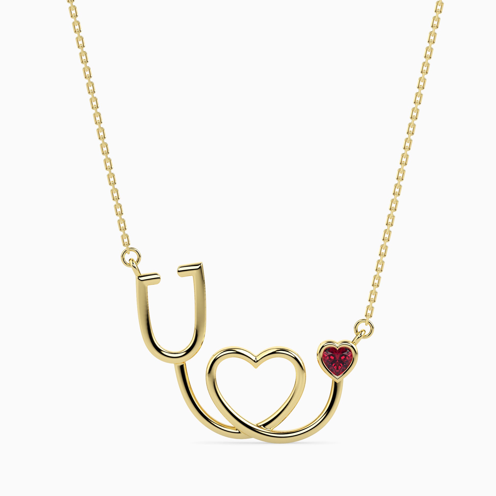 Struck Heart unique lab grown diamond pendant design Fiona Diamonds