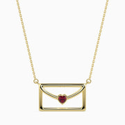 Love Letter lab grown diamond pendant design for women Fiona Diamonds