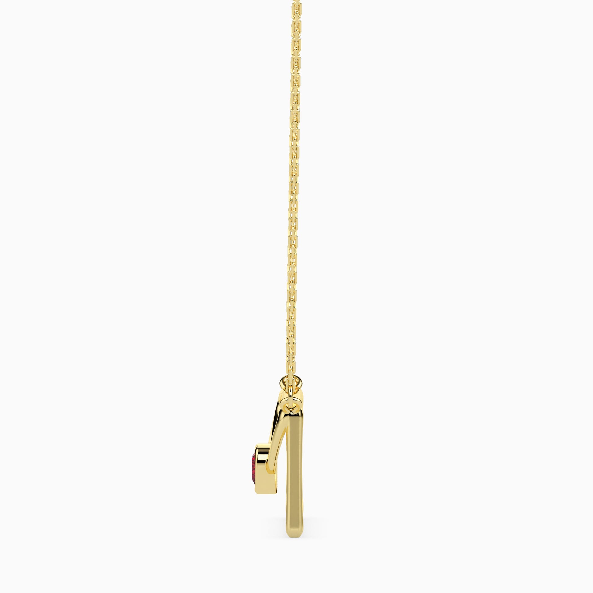 Love Letter lab grown diamond pendant design for women Fiona Diamonds