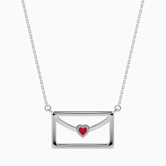Love Letter lab grown diamond pendant design for women Fiona Diamonds