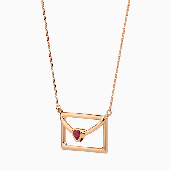Love Letter lab grown diamond pendant design for women Fiona Diamonds