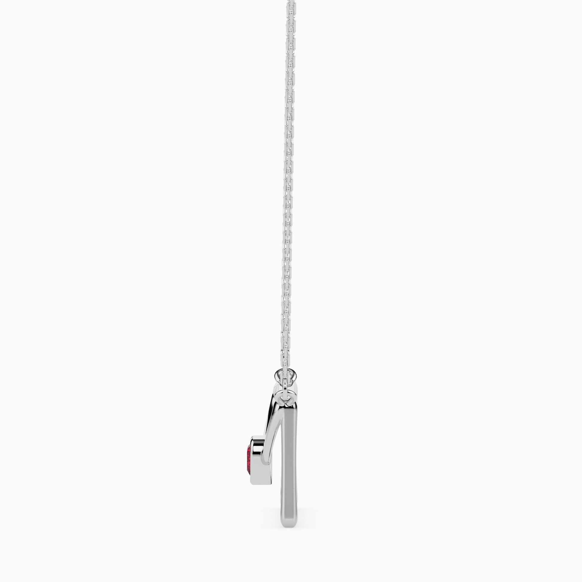 Love Letter lab grown diamond pendant design for women Fiona Diamonds