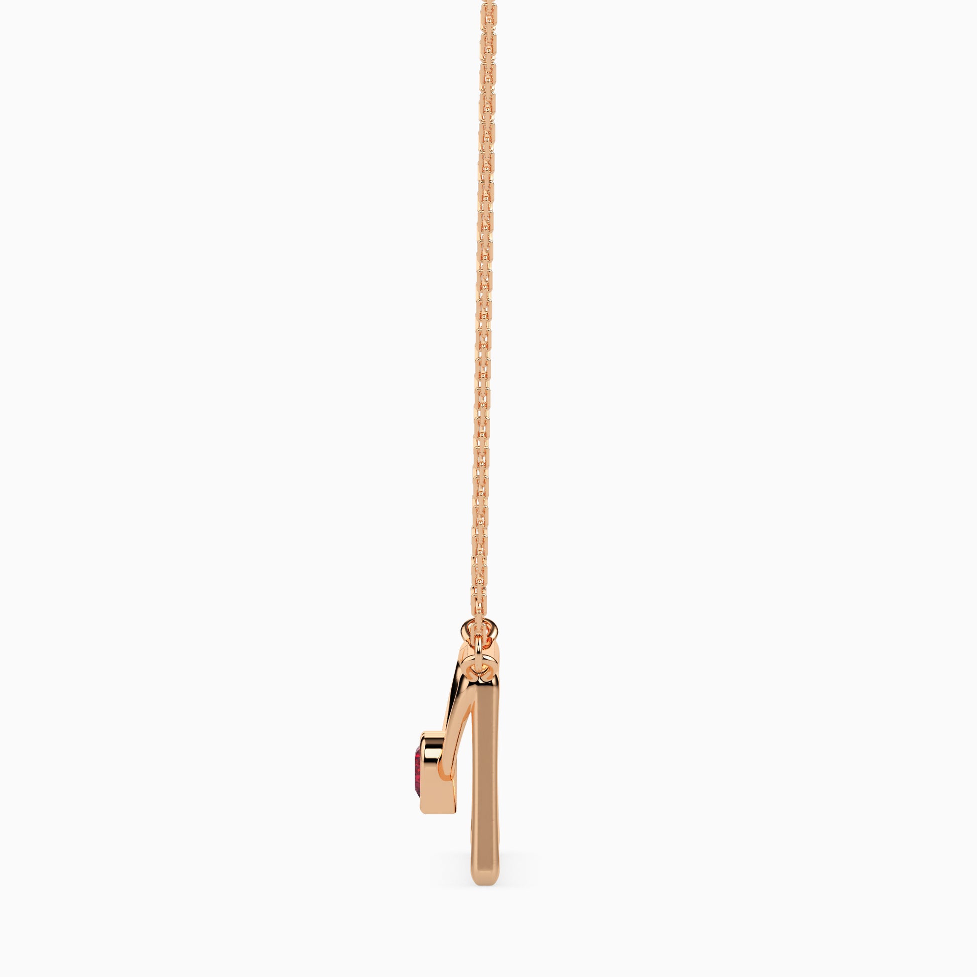 Love Letter lab grown diamond pendant design for women Fiona Diamonds