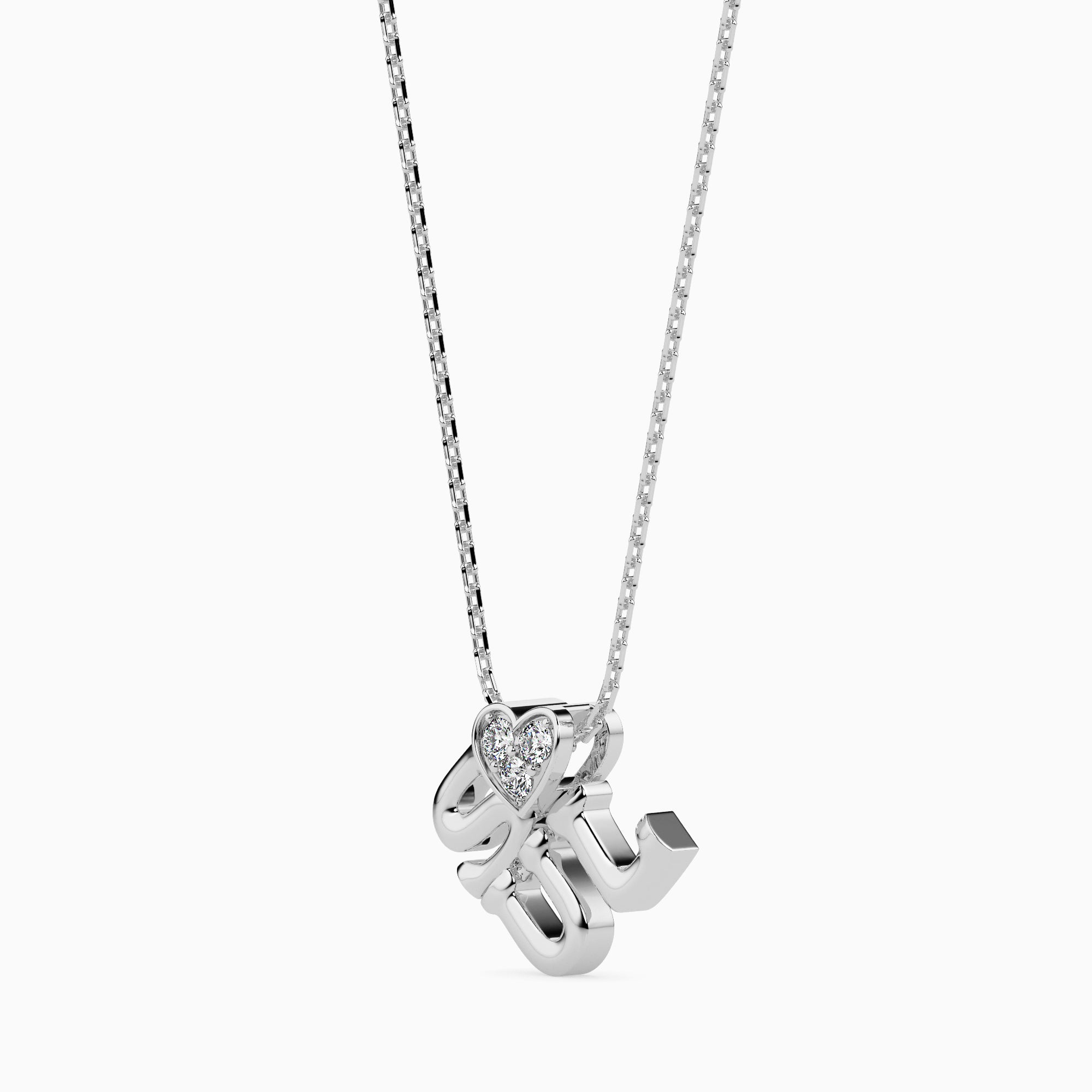 Saasy lab grown diamond pendant design for women Fiona Diamonds