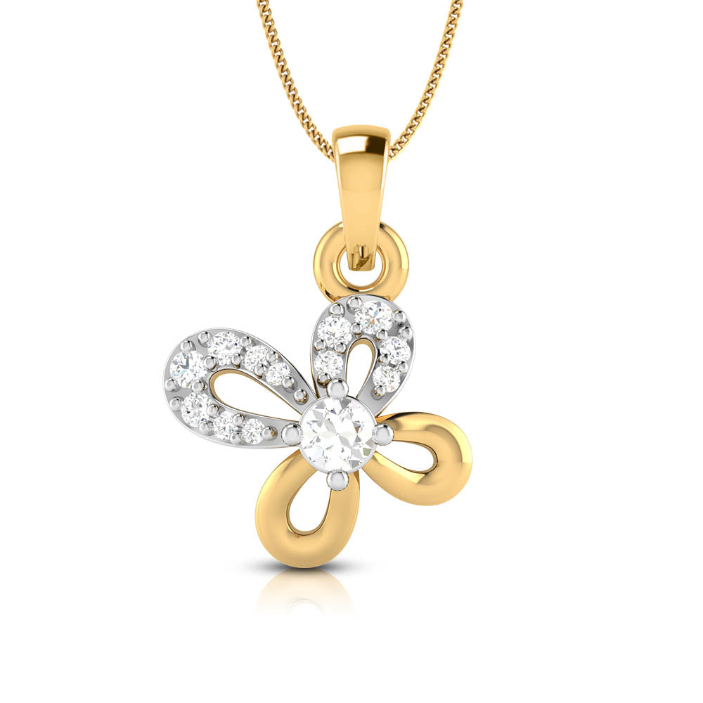 Uneven lab grown diamond pendant designs for female Fiona Diamonds