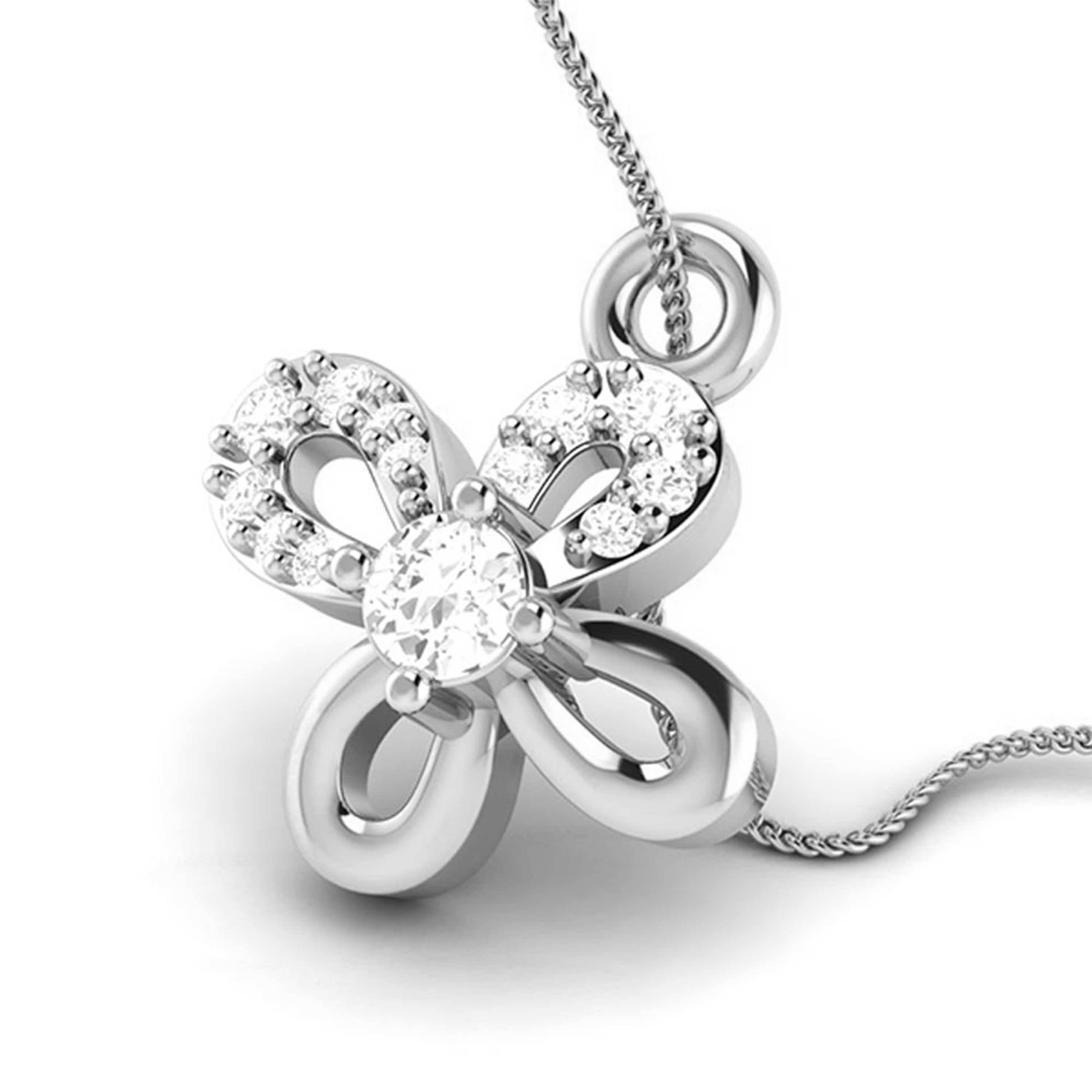 Uneven lab grown diamond pendant designs for female Fiona Diamonds