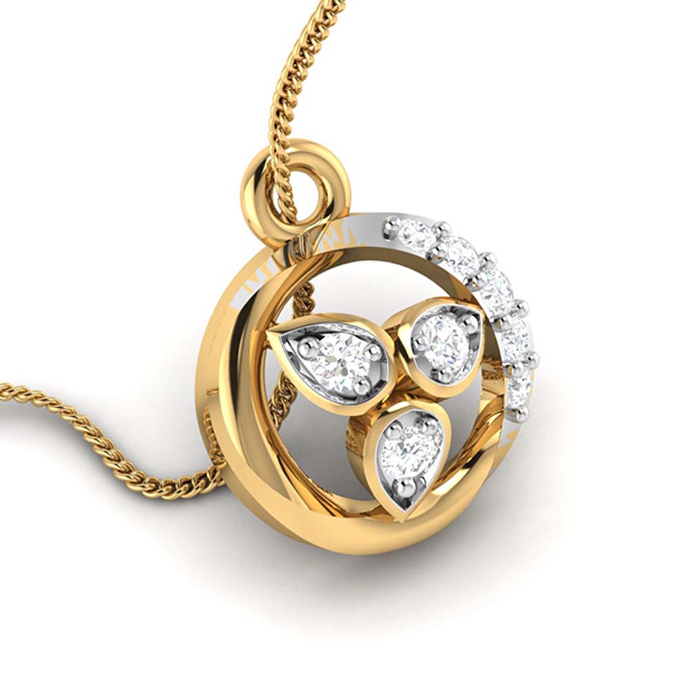 Gulp lab grown diamond pendant designs for female Fiona Diamonds