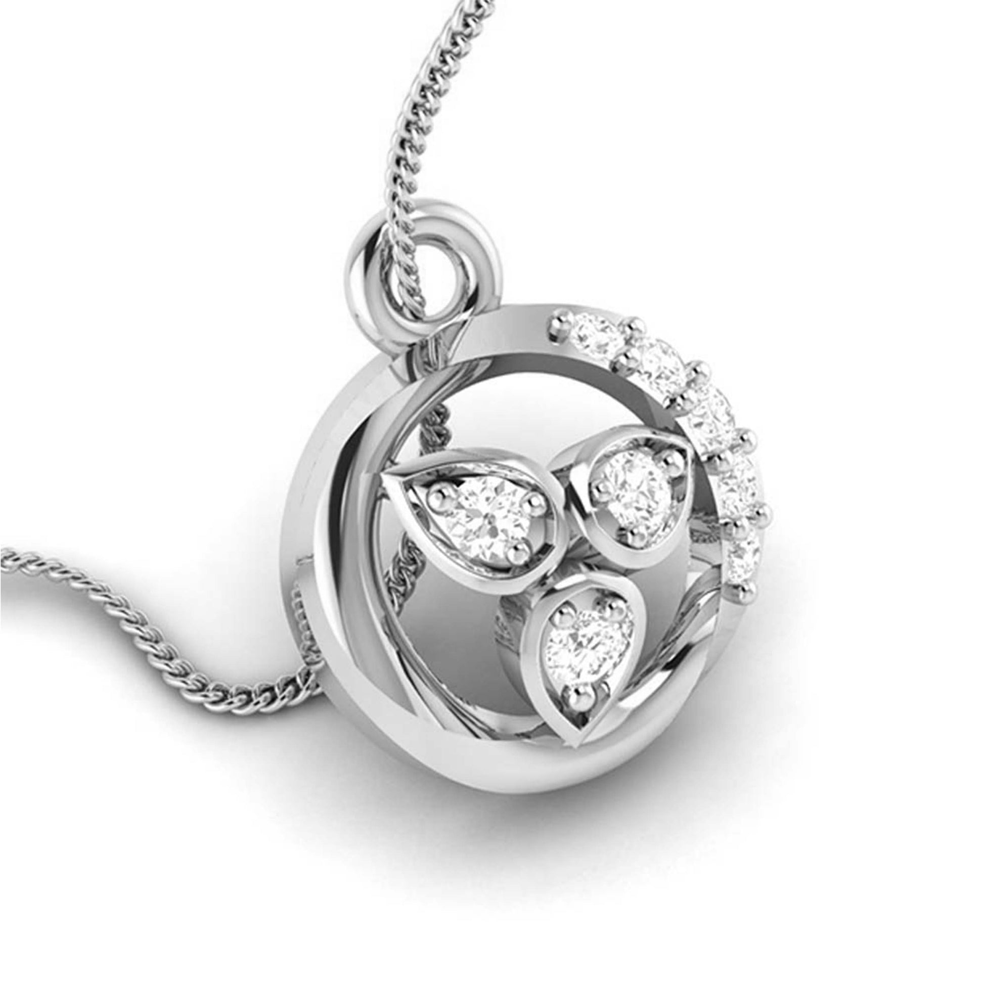 Gulp lab grown diamond pendant designs for female Fiona Diamonds