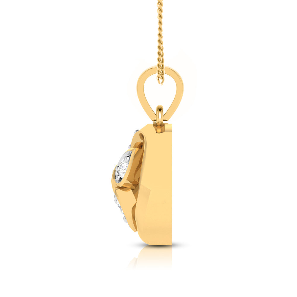 Gulp lab grown diamond pendant designs for female Fiona Diamonds