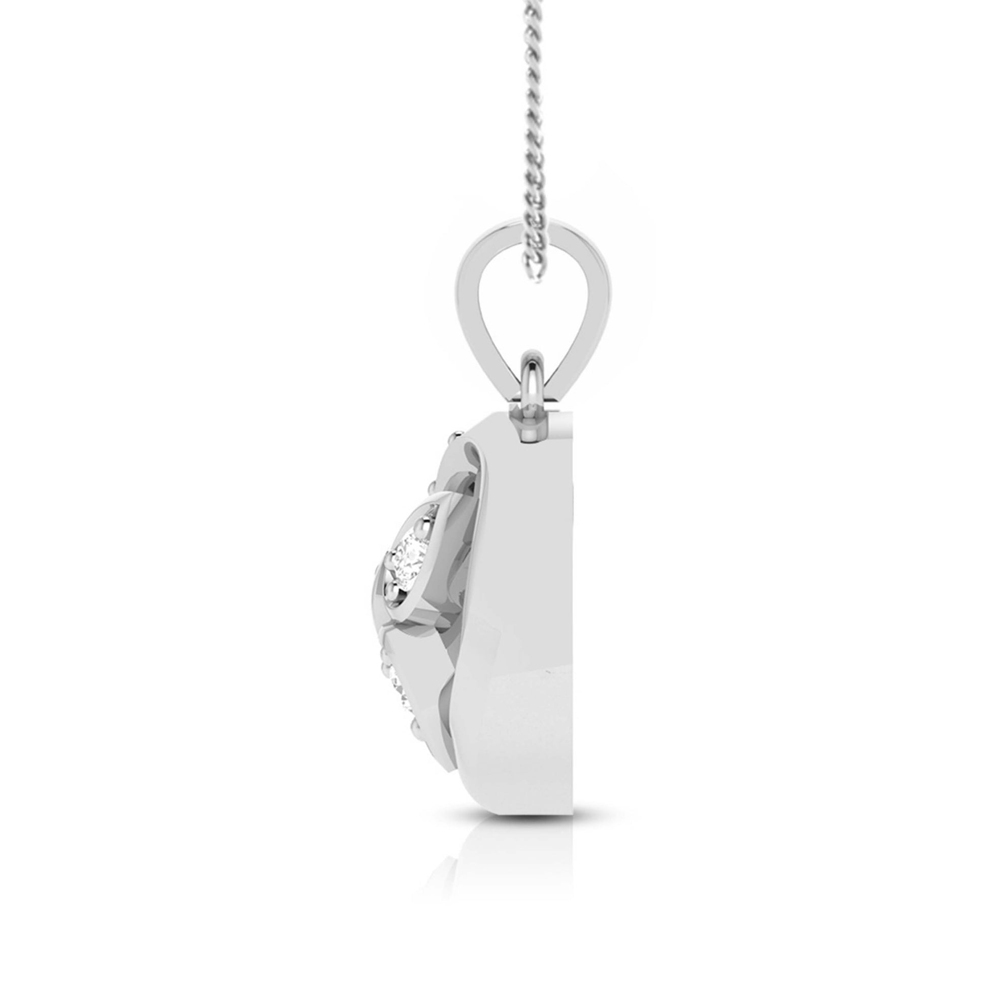 Gulp lab grown diamond pendant designs for female Fiona Diamonds
