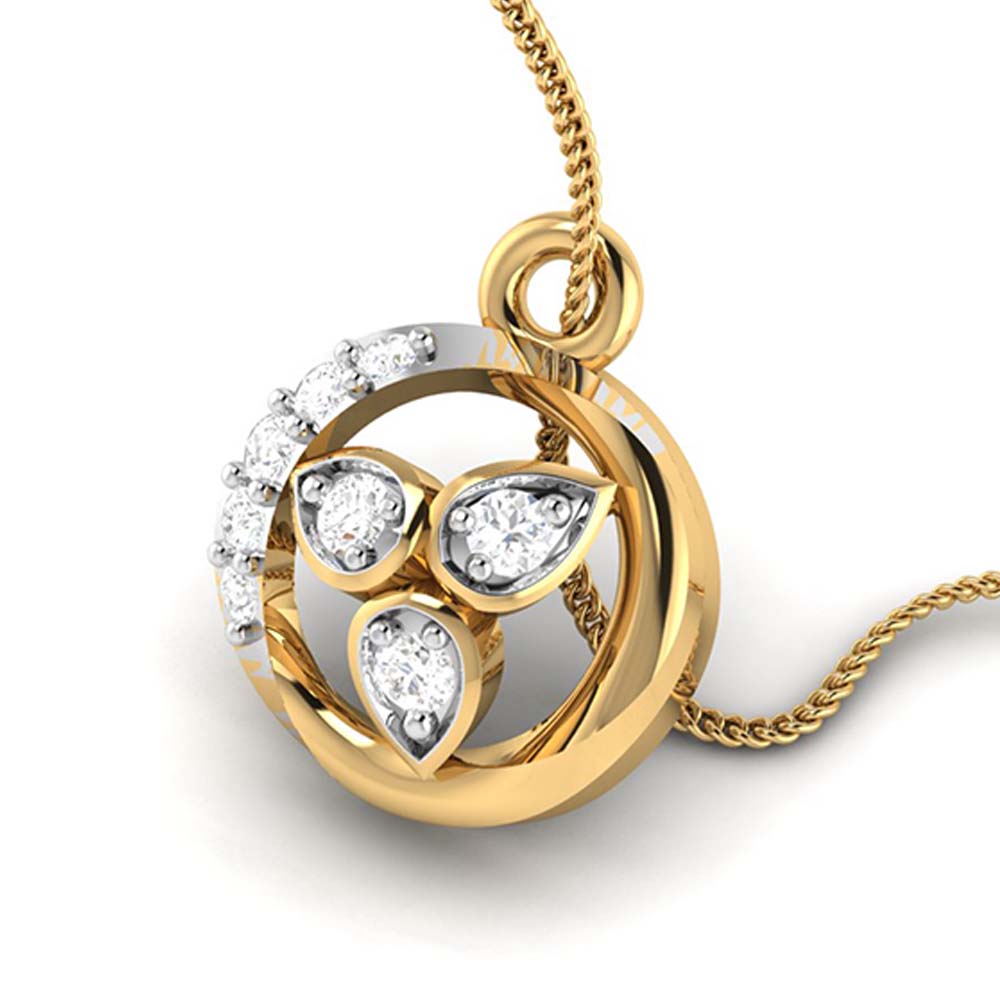 Gulp lab grown diamond pendant designs for female Fiona Diamonds