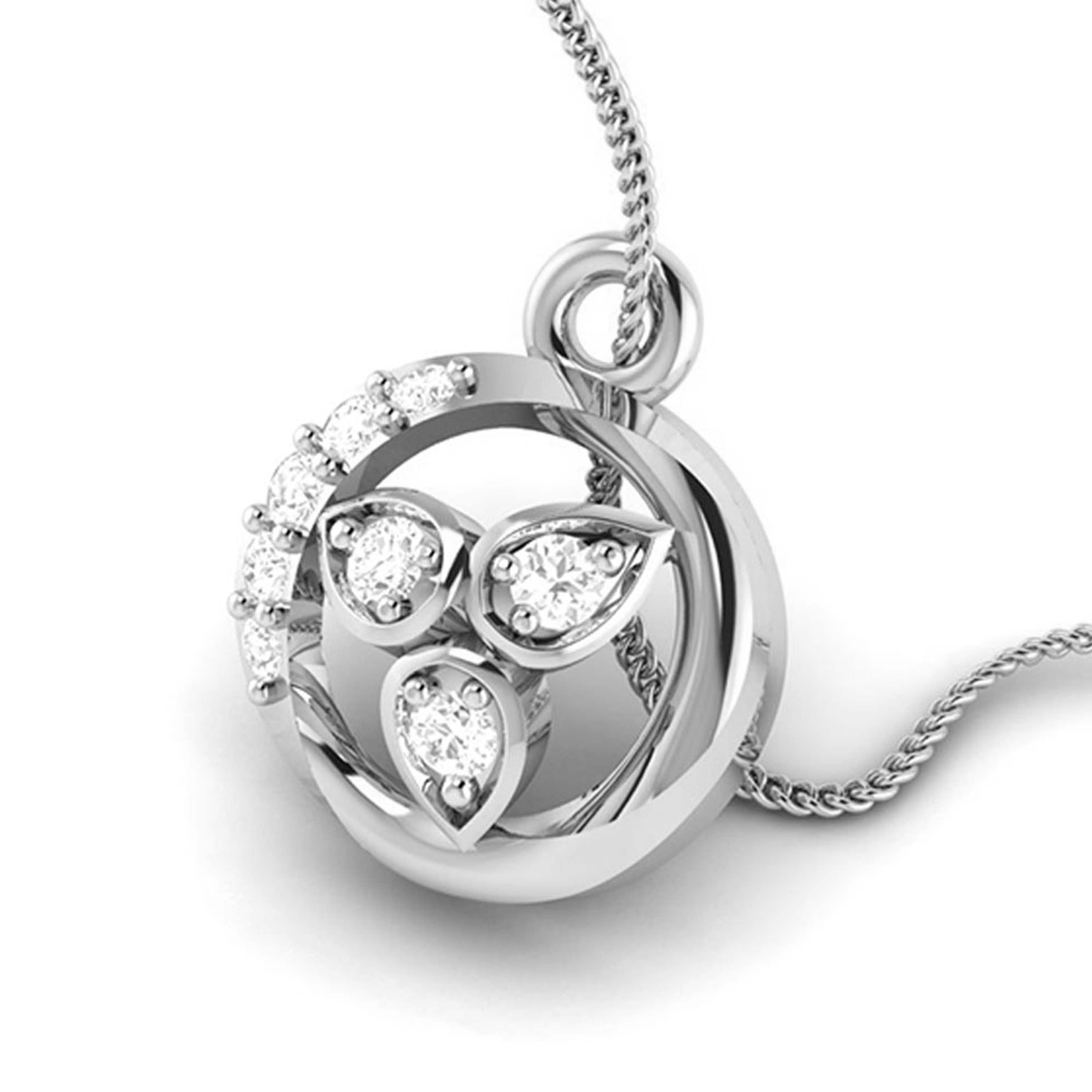 Gulp lab grown diamond pendant designs for female Fiona Diamonds