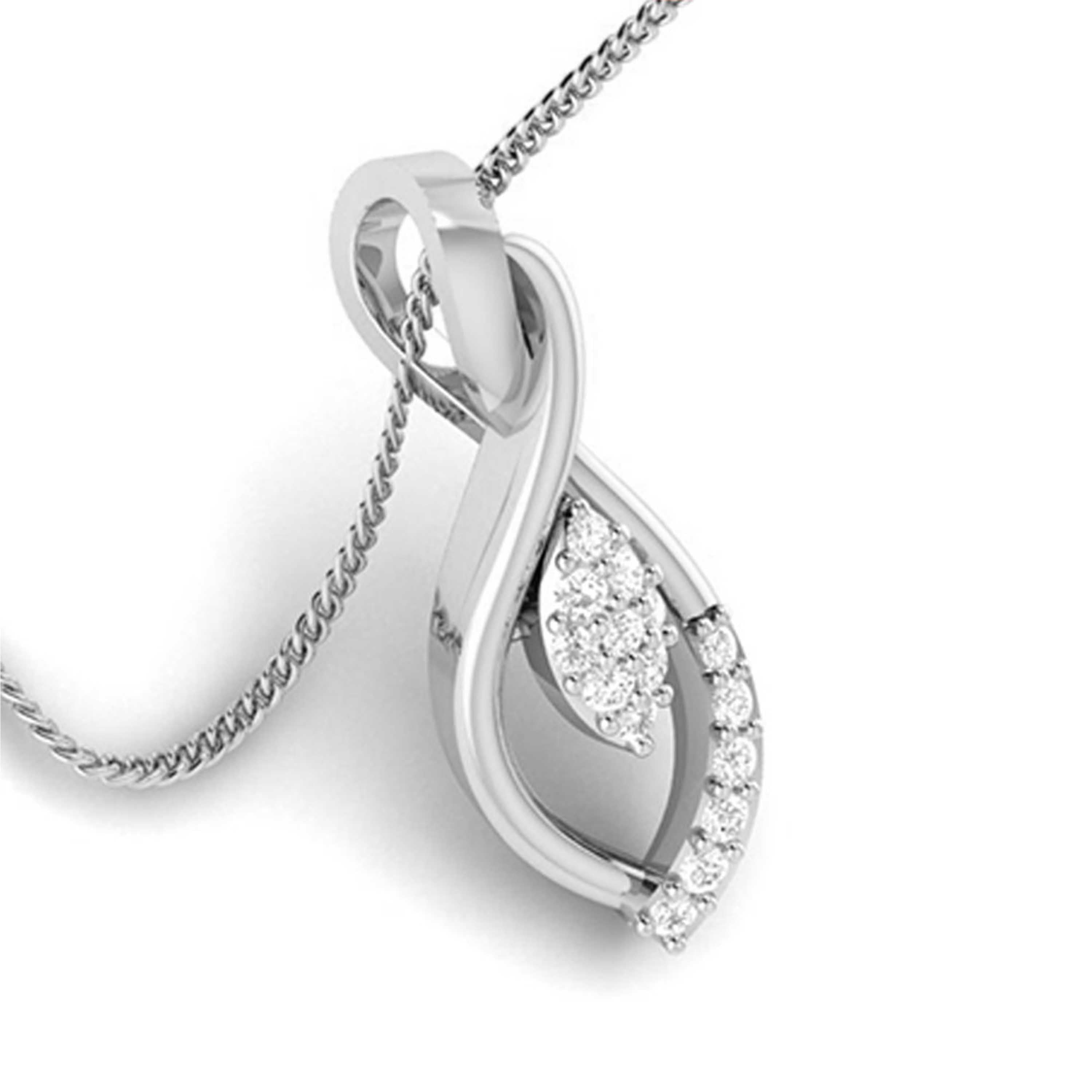 Persuasion lab grown diamond pendant designs for female Fiona Diamonds