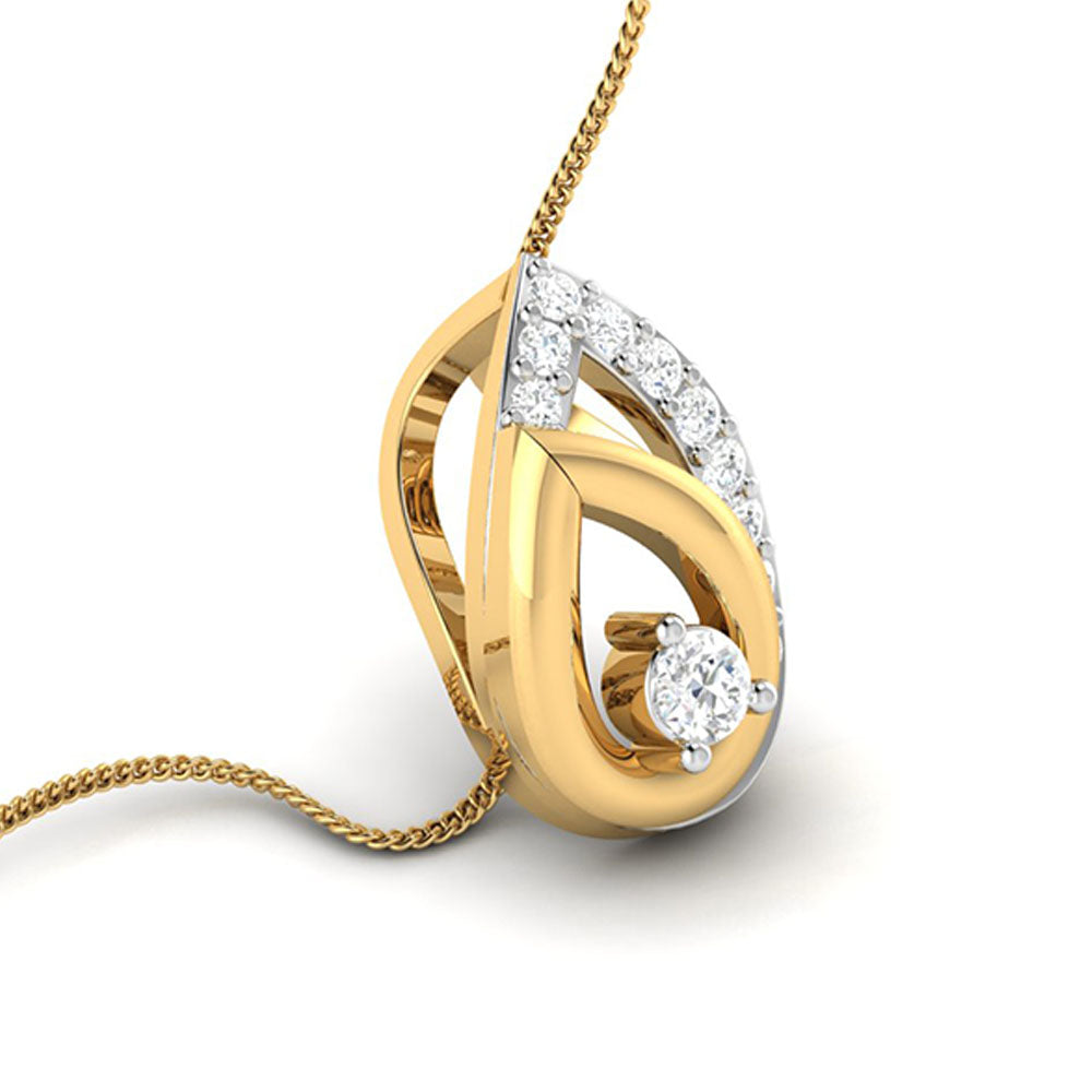 Husk lab grown diamond pendant designs for female Fiona Diamonds