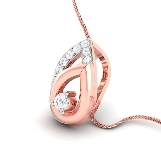 Husk lab grown diamond pendant designs for female Fiona Diamonds