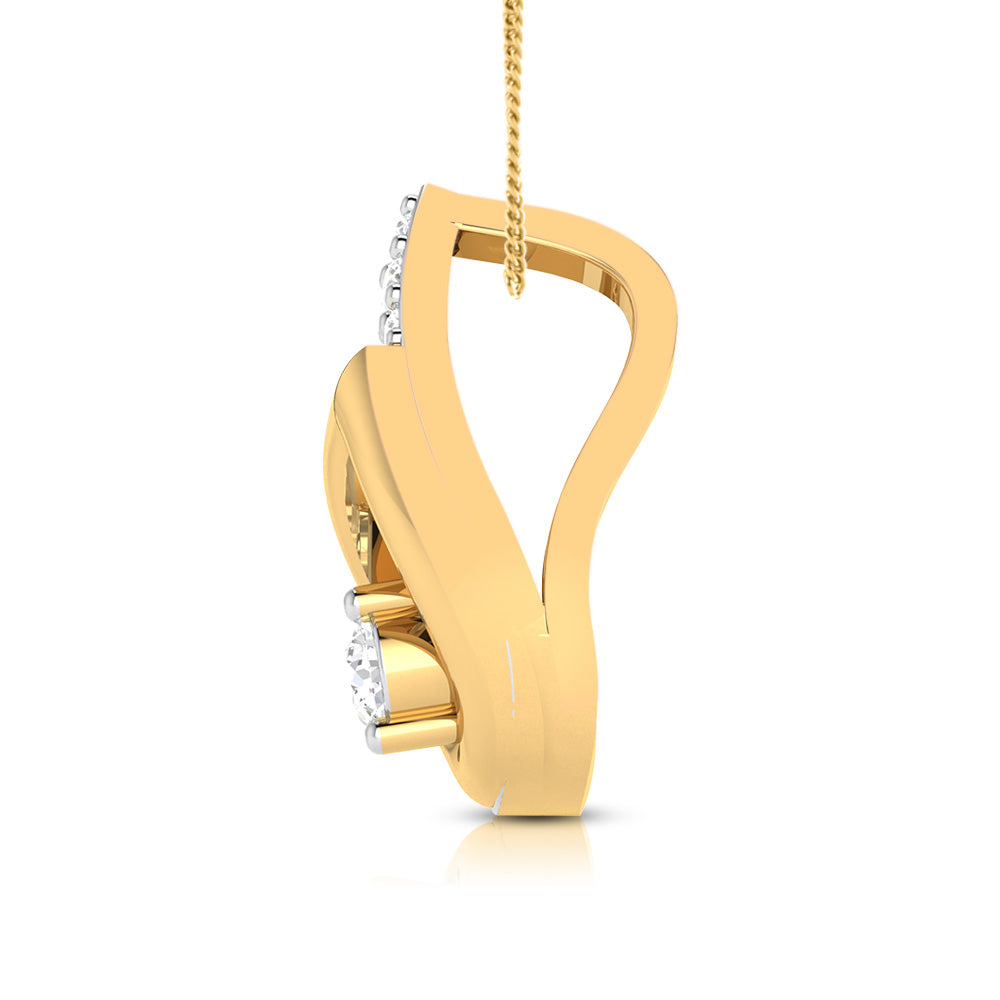 Husk lab grown diamond pendant designs for female Fiona Diamonds