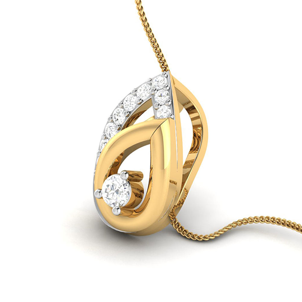 Husk lab grown diamond pendant designs for female Fiona Diamonds