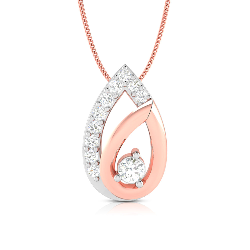 Husk lab grown diamond pendant designs for female Fiona Diamonds