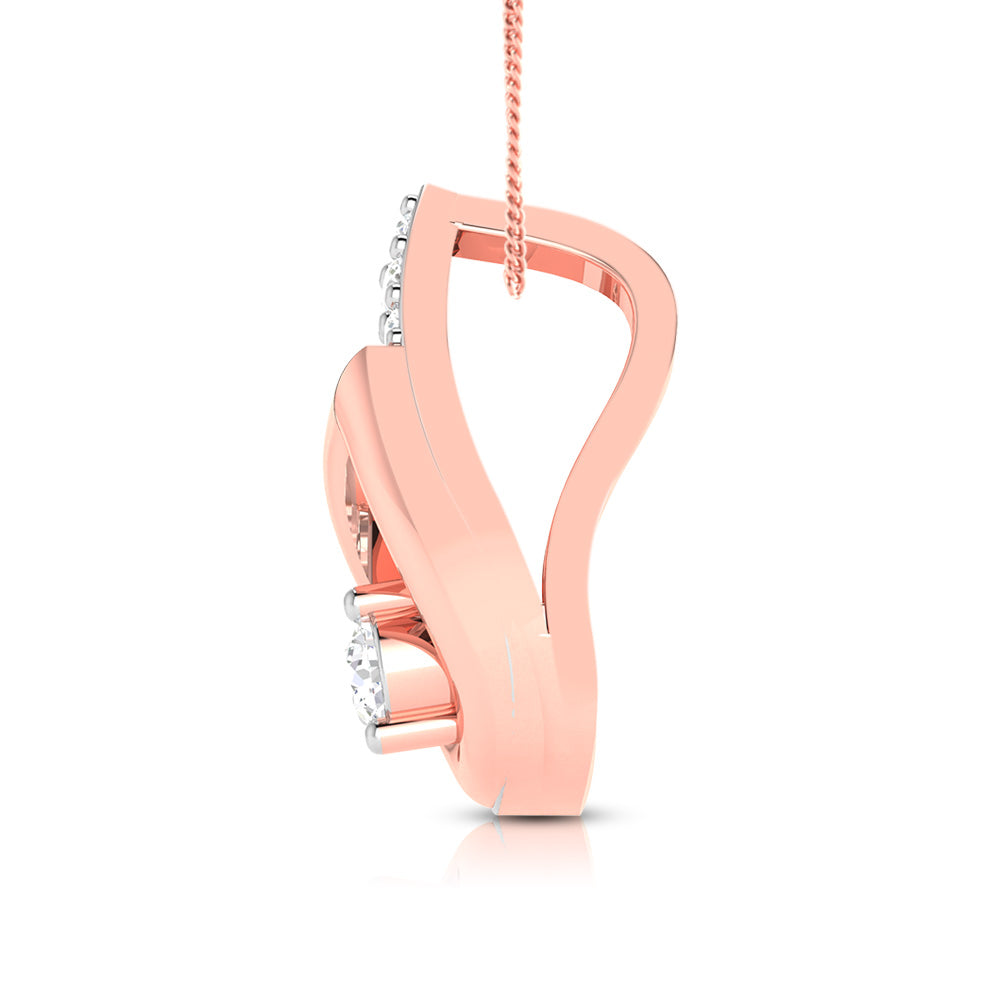 Husk lab grown diamond pendant designs for female Fiona Diamonds
