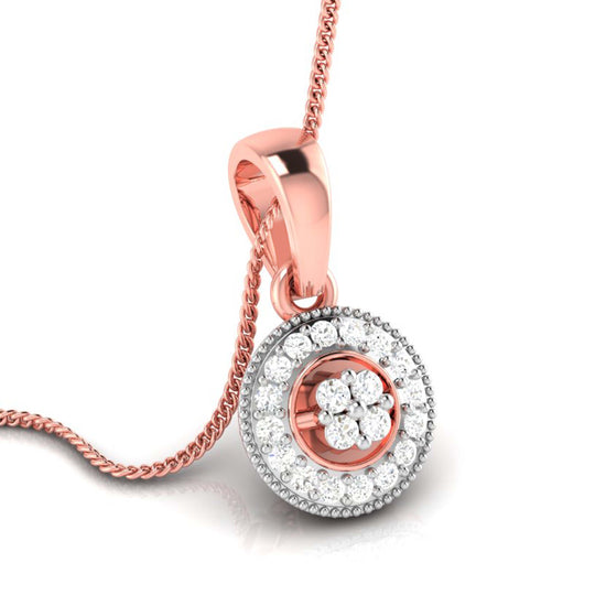 Fellowship modern lab grown diamond pendant design Fiona Diamonds