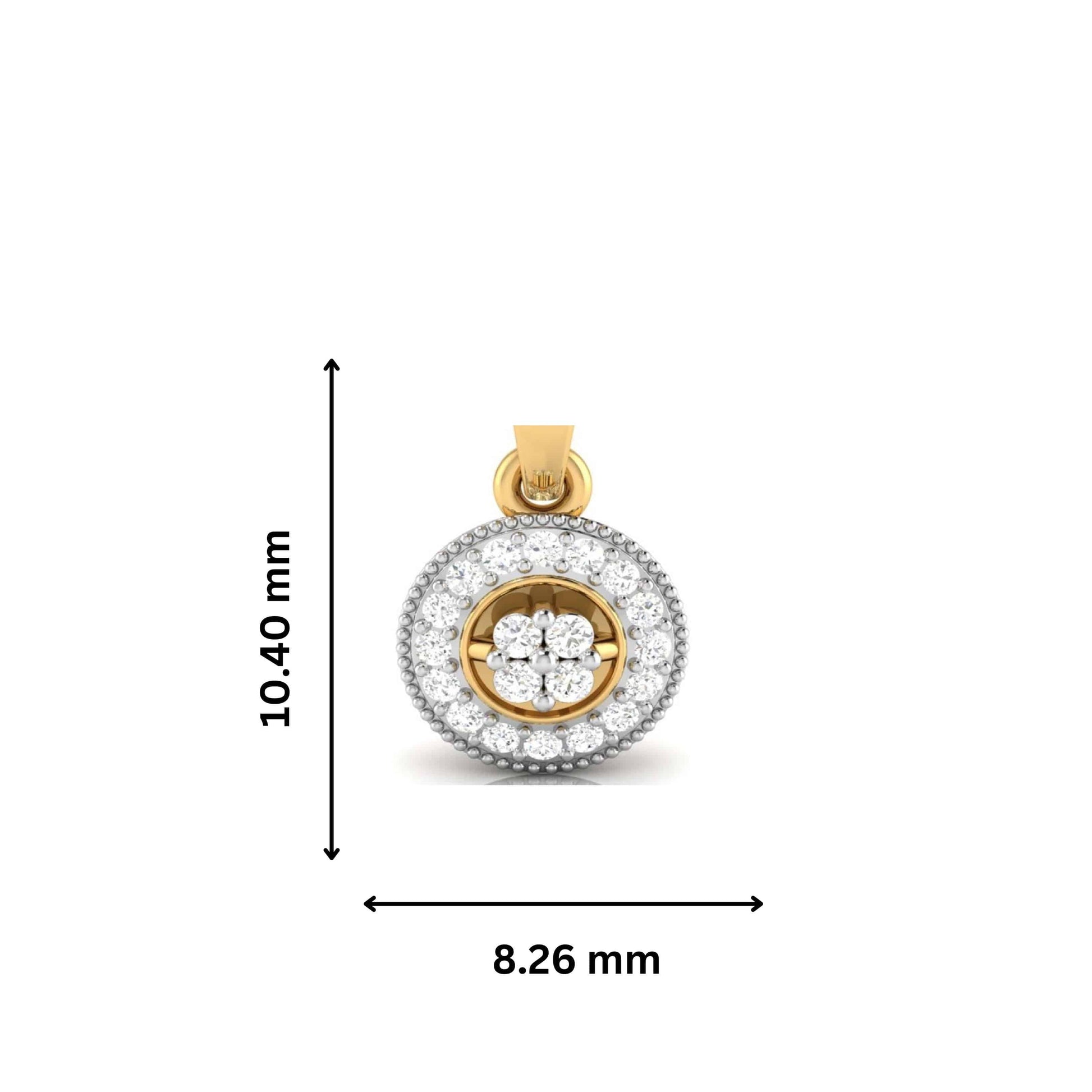 Fellowship modern lab grown diamond pendant design Fiona Diamonds