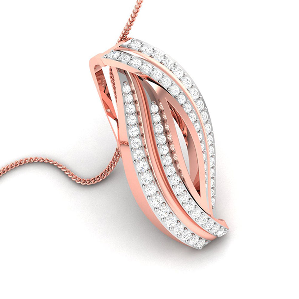 Snarl lab grown diamond pendant designs for female Fiona Diamonds