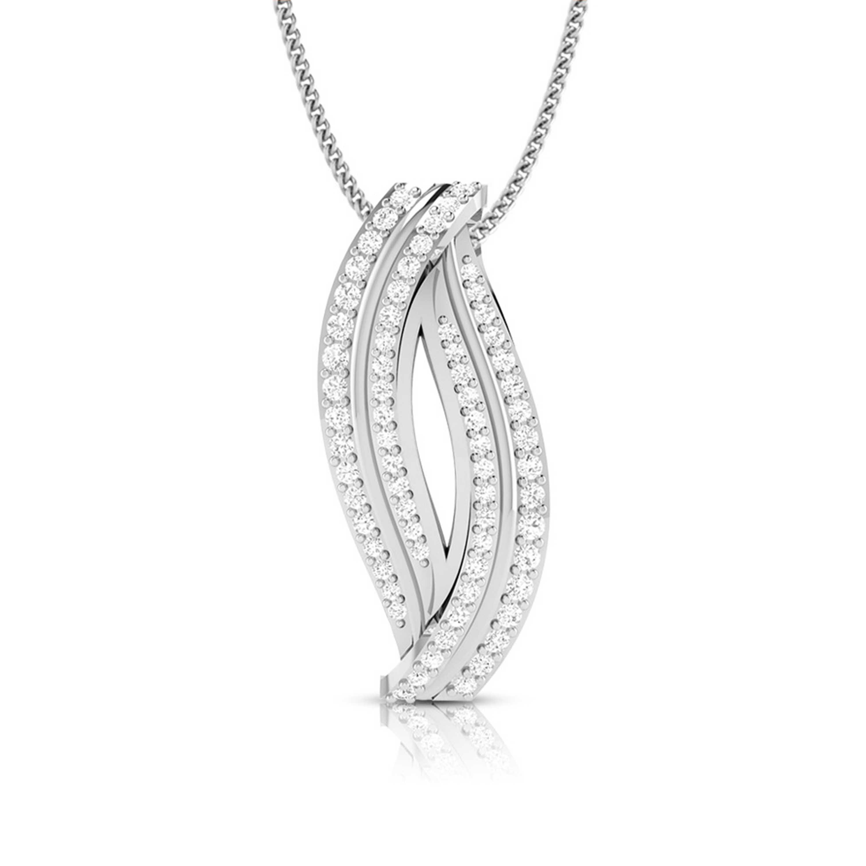 Snarl lab grown diamond pendant designs for female Fiona Diamonds