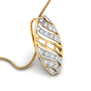 Flight modern lab grown diamond pendant design Fiona Diamonds