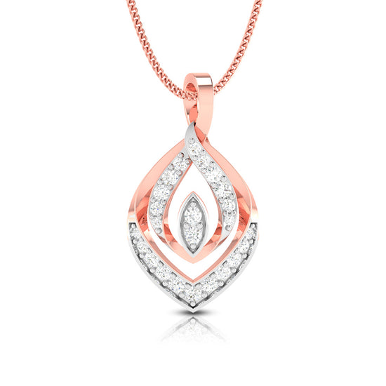 Ruminate modern lab grown diamond pendant design Fiona Diamonds