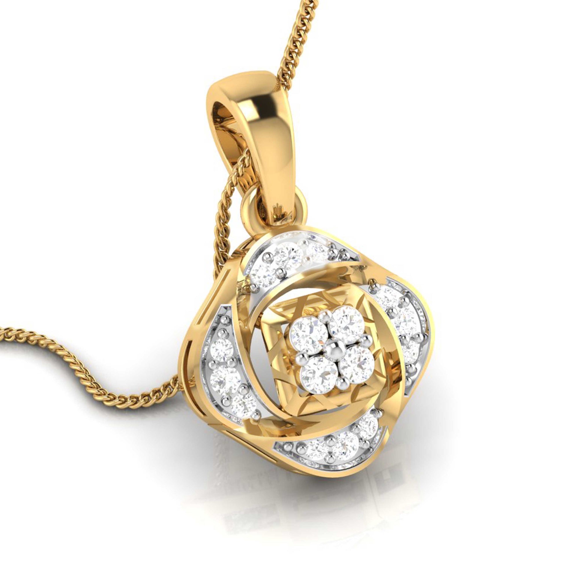 Agonizing lab grown diamond pendant designs for female Fiona Diamonds