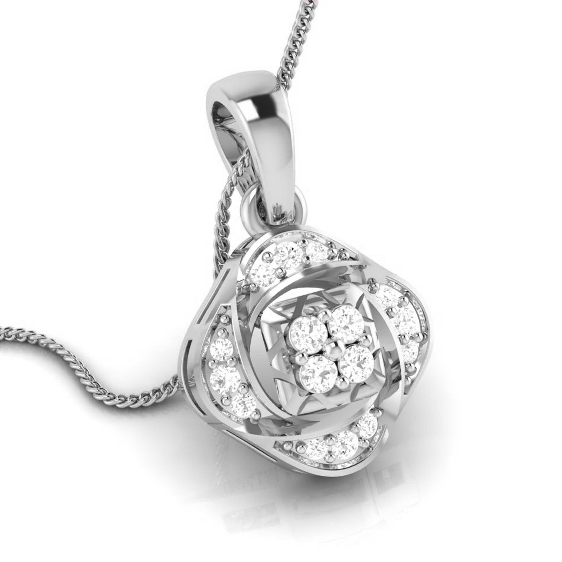 Agonizing lab grown diamond pendant designs for female Fiona Diamonds